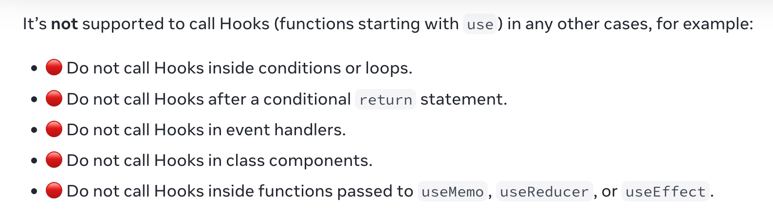 Breaking Rules of Hooks 1